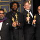 (L-R) Joseph Patel, Ahmir “Questlove” Thompson, David Dinerstein and Robert Fyvolent, winners of Best Documentary Feature for “Summer of Soul (...Or, When the Revolution Could Not Be Televised),” pose in the press room during the 94th Annual Academy Awards at Hollywood and Highland on March 27, 2022 in Hollywood, California. (Photo by Momodu Mansaray/WireImage) in the press room at the 94th Annual Academy Awards at Hollywood and Highland on March 27, 2022 in Hollywood, California. (Photo by David Livingston/Getty Images )